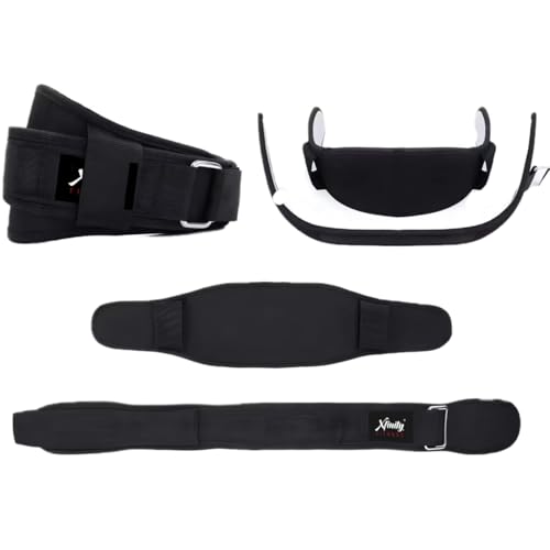 Xfinity Fitness 6 Inches Gym Belt with Adjustable Buckle Hook Loop (Small,Jet Black) (B0D2RTK5YR) Amazon Price History, Amazon Price Tracker