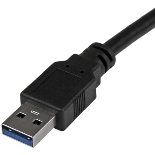 StarTech.com USB 3.0 to eSATA HDD/SSD/ODD Adapter Cable - 3ft eSATA Hard Drive to USB 3.0 Adapter Cable - SATA 6Gbps-Black