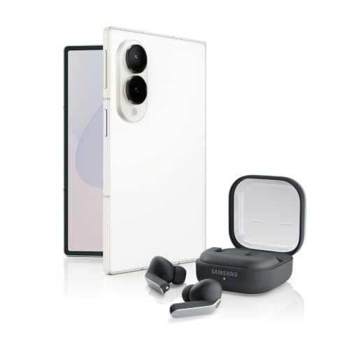 Image of Samsung Galaxy Z Fold8 Phone + Buds4 Pro, 512GB, Cream