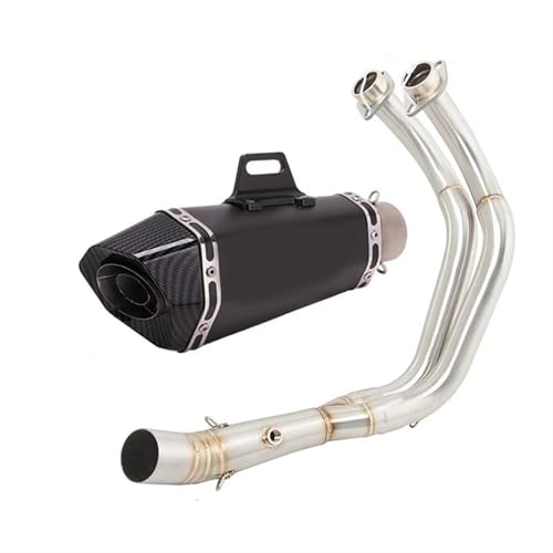Pot d'Échappement Moto Silencieux Amélioré Ligne Avant pour Yamaha MT 07 2023