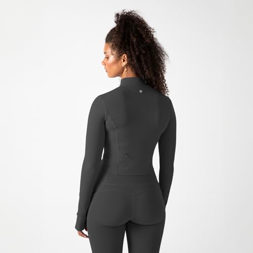 Image of YITTY Active Women's Ultraluxe Full Zip Jacket, Athleisure, 4-Way-Stretch, Thumbholes