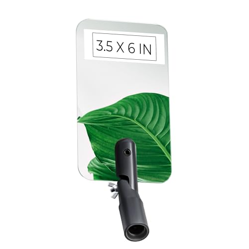 Extend A Vue - Flex Vue Inspection Mirror with Threaded Adapter, 3.5 inch x 6 inch