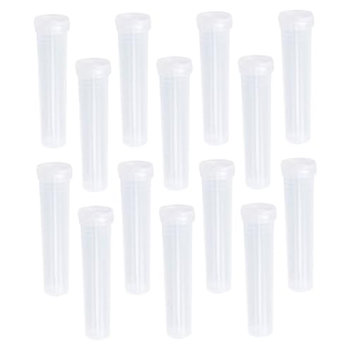 SUPVOX 20pezzi Tubo Per Fiori Trasparente in Plastica Di Tubi Per Nutrizione Dei Fiori Per Conservazione Naturale e Coltivazione