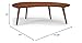 Mid Century Modern Abstract Shaped Coffee Table/Solid Wood/Castanho Finish