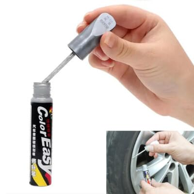 Image of Car Scratch Remover Touch Up Paint Pen Automotive Car Paint Pen 2 In 1 Car Paint Scratch Repair for Deep Scratches Special-Purpose Car Paint (Silver)