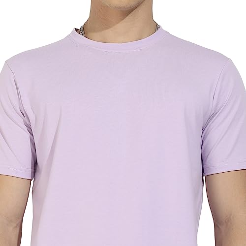 Image of CAHOOT Men's Basic Regular Fit T-Shirt for Casual Wear | Crewneck | Short Sleeve | Pull On Closure | Cotton T-Shirt Crafted with Comfort Fit for Everyday Wear
