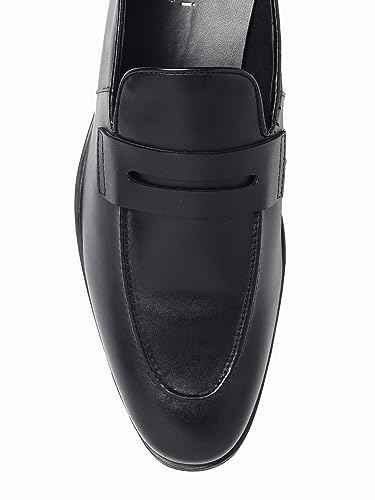 Image of Gabicci Leather Formal Shoes for Men's Office Wear Leather Slip On Shoes