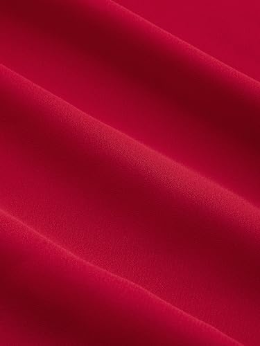 CIDER Cocktail Dress V Neck Knotted Ruched Midi Dress Party Dress Sleeveless Middle Waist Solid Chiffon4