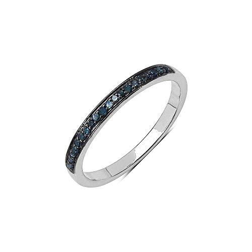 Bague diamant bleu Andromède pour illuminer votre style au quotidien