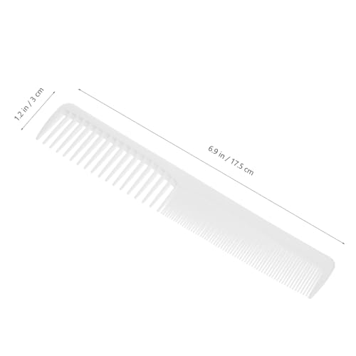 Peine profesional para corte de cabello 17.5x3cm blanco miniatura 2