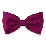 TigerTie pré-liée N ud papillon en magenta unicolor + boîte...