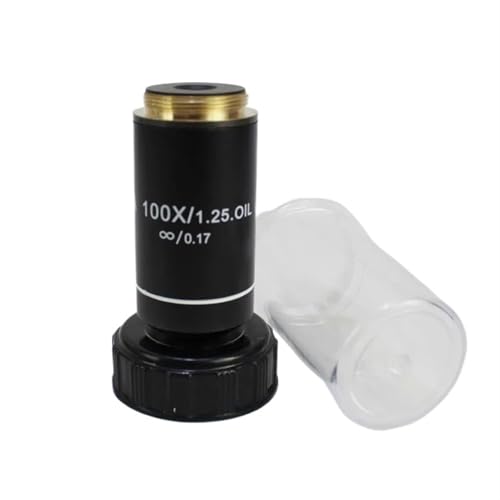 Lentille microscope 100X pour observation de bactéries et cellules de laboratoire