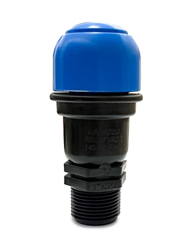 UPLYKKE Air Relief Valve 1 inch - NPT Threaded Interface Air Vent Vacuum Valve for Agriculture Garden Drip Irrigation System Air Intake Exhaust Valve - 1 pcs
