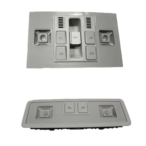 Ceiling Lamp Inner Dome Light Sunroof Switch for Vw for Golf Mk7 2015-2017 for Tiguan Mk2 2016-2017 Car Accessories(Grey 1Set)