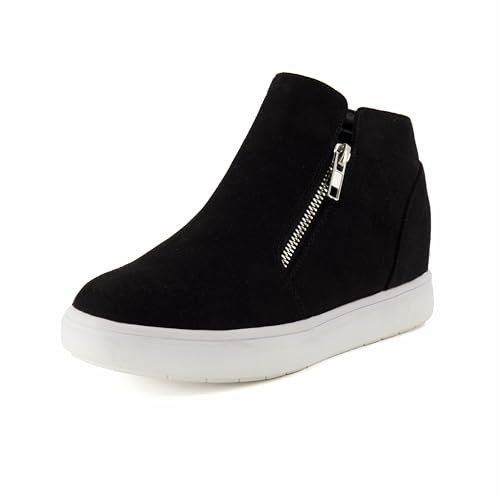 CUSHIONAIRE Women's Hart Hidden Wedge Sneaker +Wide Width Available