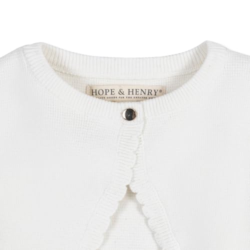 Image of Hope & Henry Girls' Milano Stitch Cardigan Sweater