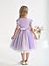 Sinhoon Toddler Girl Tulle Dress Summer Ruffle Sleeveless Baby Girl Fashion Casual Dresses(purple,3T)