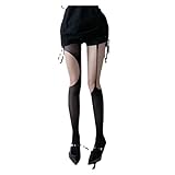 Raffinatezza: queste calze reggicalze aggiungono un tocco sofisticato a qualsiasi completo intimo. Con un top sofisticato e un look classico e femminile, valorizzano il tuo look generale e ti rendono più sofisticata for i momenti speciali.