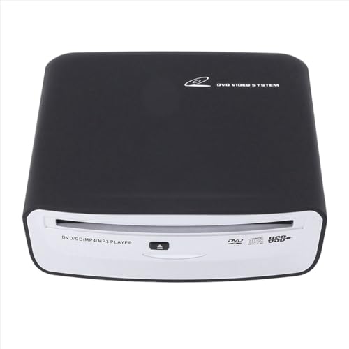 Lecteur CD DVD externe pour voiture et SUV avec interface USB pour autoradio Android noir