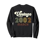 Photo Gallery vintage dal marzo 2002 retro 20° compleanno felpa Photo Gallery vintage dal marzo 2002 retro 20° compleanno felpa