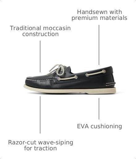 Image of Sperry Men's Authentic Original 2-Eye Leather Boat ShoeBoat Shoe