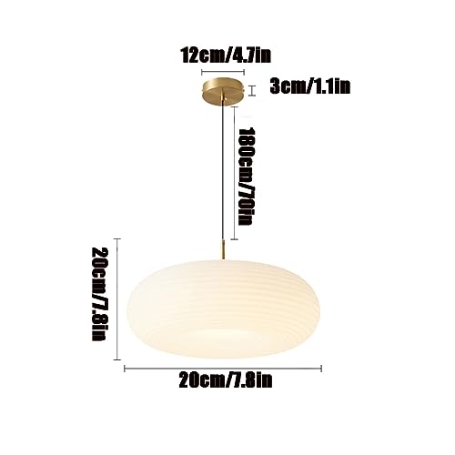Candelabro LED industrial de diseño minimalista en latón cepillado y blanco 36W 5