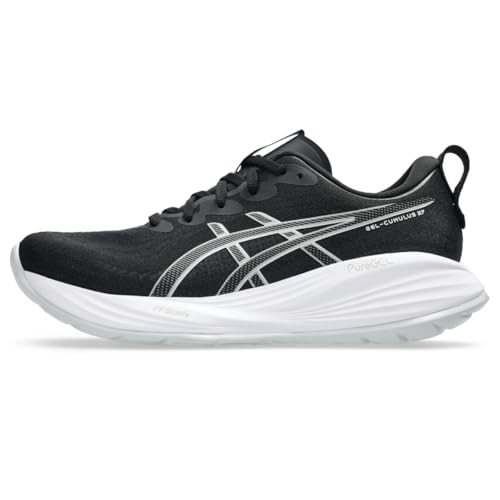 ASICS Women's Gel-Cumulus 27 Running Shoes, 9.5, Black/Concrete