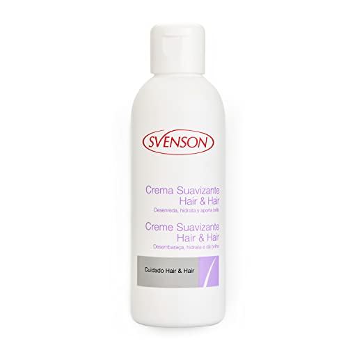 Svenson | Crema Suavizante Hair & Hair | Aporta Hidratación y Suavidad al Cabello | Acondicionador para Pelucas Naturales o Sintéticas | Evita el Encrespamiento y la Rotura del Pelo| 150 ml