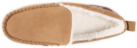 MUK LUKS Men's Emmett Moccasin Slippers, Camel, 9 | Image 1