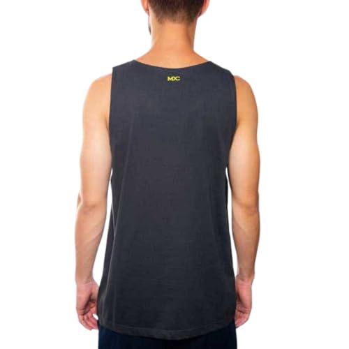 Camiseta Regata Masculina Estampada Praia Piscina Academia MXC BRASIL (BR, Alfa, G, Regular, Chumbo/
