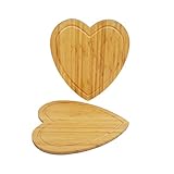 Tabla de cortar de madera, tabla de cortar en forma de corazón, uso de doble cara, tabla for servir frutas y alimentos, bandeja, tabla Ktichen