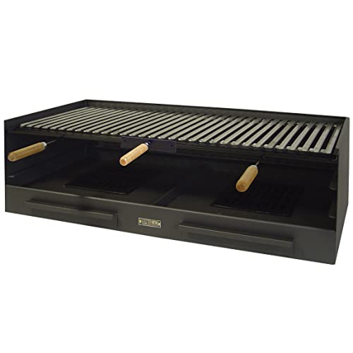 Grille En Inox Pour Barbecue IMEX EL ZORRO 58 X 40 Cm - Noire