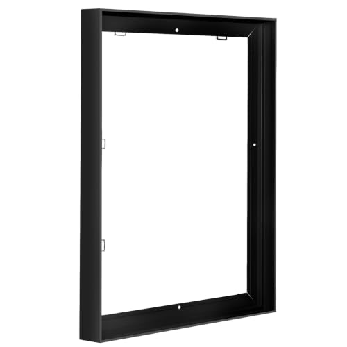 Easthope 8x10 Assembled Aluminum Floater Canvas Frame for 0.6-0.9 Stretched Canvas Vertical & Horizontal Hanging 1PCS