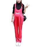 Cómodo, abrigado y elástico Shaoyao Monos Slim Overall, Peto Premamá Pantalones para Embarazadas para Mujer Rojo M