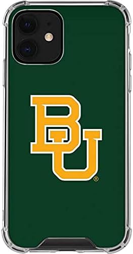 Skinit Clear Phone Case Compatible with iPhone 12 - Officially Licensed Baylor University BU - Green Design