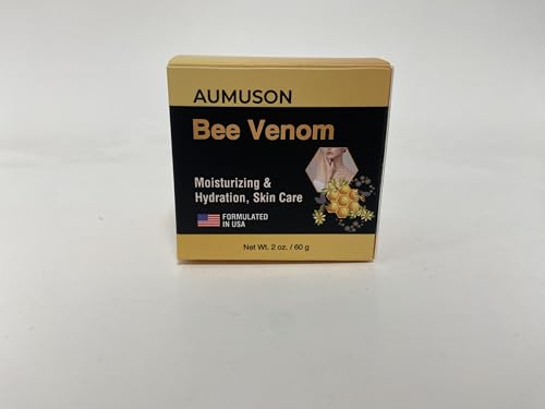 AUMUSON Bee Venom Cream,Natural bee venom cream delicate and gentle for all skin types-4OZ