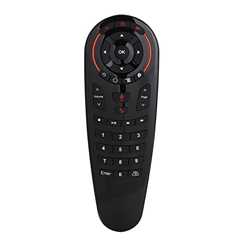 Sarngk RatóN de Aire de Voz G30S Control Remoto Universal 33 Teclas IR Aprendizaje Gyro Sensing Control Remoto Inteligente InaláMbrico para Android TV Box