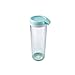 keeeper Contenitore per Alimenti Sfusi, Dosaggio 4 in 1, Plastica priva di BPA, 1 l, 11 x 9,2 x 25 cm, Bruni, Verde menta