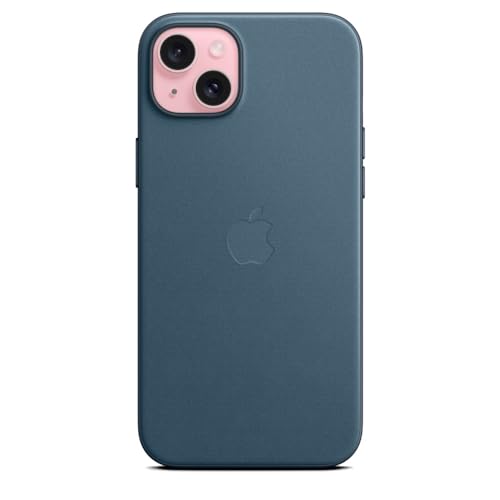 Image of Apple iPhone 15 Plus FineWoven Case with MagSafe - Pacific Blue