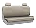 Coverking Custom Fit Rear Solid Back Seat Cover for Select Chevrolet Silverado 1500 HD Models - Genuine Leather (Beige)