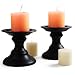 Store Indya – Set of 2 Pillar Candle Holders – Wooden Candle Holders For Wedding Party Spa Reiki