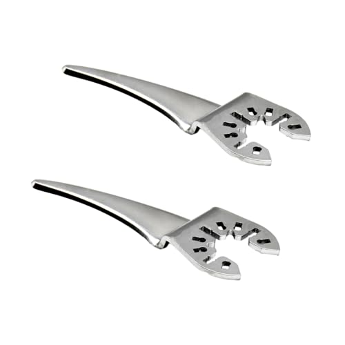 jitterbug (2 Packs) Cold Knife Blade Bent Curved Windshield Cutting Blades for Car Door Window Seal Cutter Windscreen Removal Tool - Fit All Major Brands of Oscillating Tool