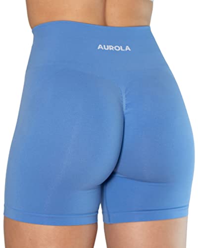 Image of AUROLA Intensify Workout Shorts for Women Seamless Scrunch Short Gym Yoga Running Sport Active Exercise Fitness Shorts