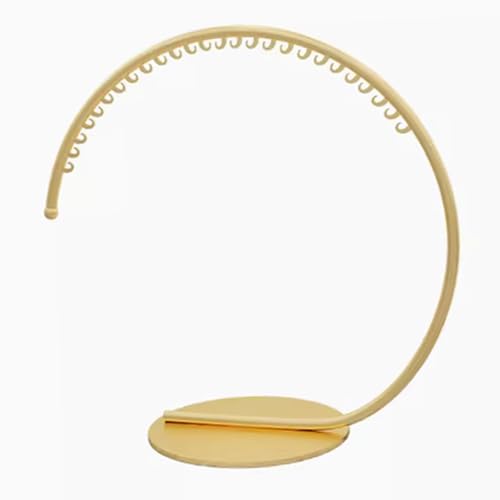 GNYVZXPLQ Rotary Umbrella Drying Rack, Round Metal C-Type Garment Rack Floor Standing Clothing Rack Gold Multiple Sizes(120x130cm(47x51inch))