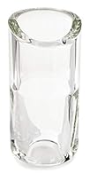 Moulded Glass Slide with Tapered Interi Knuckle Cutaway - Extra Large Finger Rest