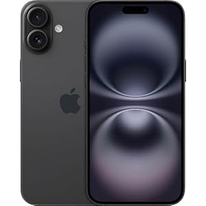 Apple iPhone 16 Plus, versión de EE. UU., 128GB, negro – desbloqueado (renovado premium)