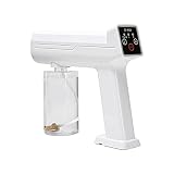 WADBEI NéBuliseur De DéSinfection avec Batterie Rechargeable avec Technologie Nano Blue Light pour La Maison, Le Bureau Et La DéSinfection IntéRieure (300 ML)