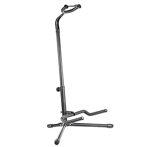 Gaoominy Negro Soporte tripode Hierro Guitarra Plegable