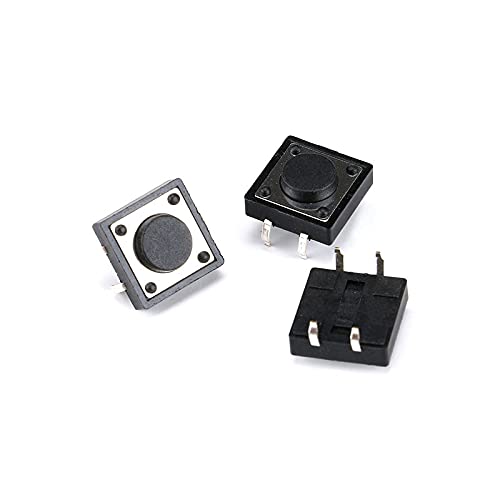 Miniatura 6 de Industrial Switches 50PcsLot 12x12x5MM Touch Button Micro Switch Direct Plug-in Self-Reset 12125mm Keys Button DIP 4PIN Switches Industrial Switch