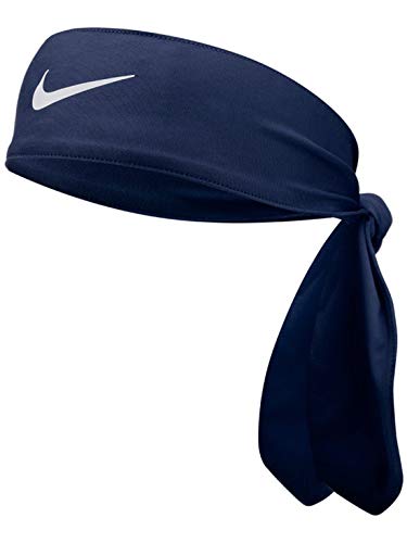 image for NIKE Dri-Fit Fury Sweat-Wicking Head Tie - Unisex (Navy)